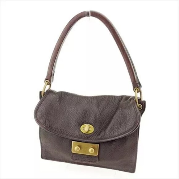 Miu Miu Hand bag Brown leather Woman Authentic - Picture 1 of 8